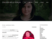 Tablet Screenshot of colleenkellypoplin.com